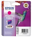 EPSON cartridge T0803 magenta (kolibřík); (originální)